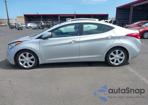 2013 Hyundai Elantra Limited z USA, uszkodzony, nr VIN KMHDH4AEXDU008225